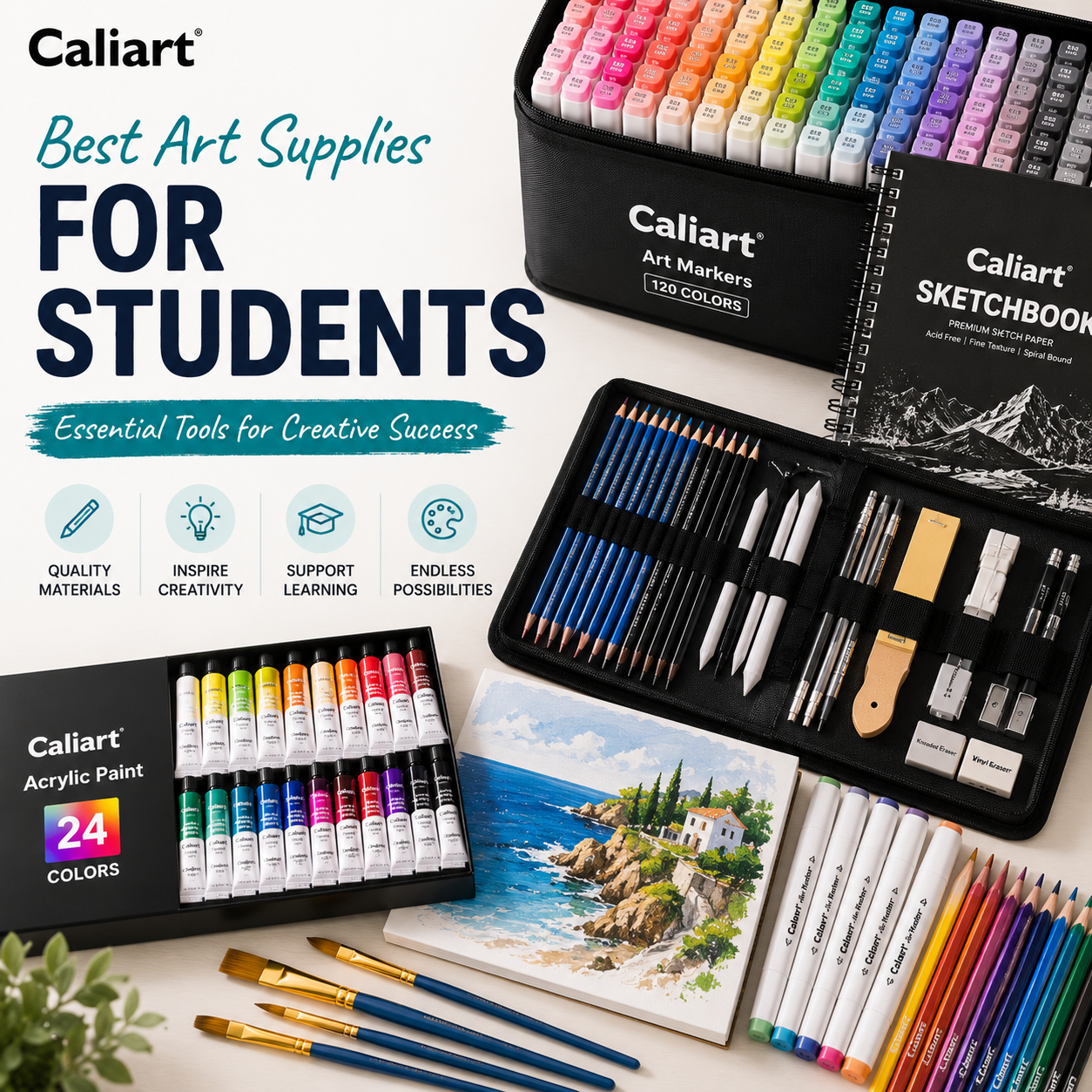 Best Art Supplies for Students: Essential Tools for Creative Success