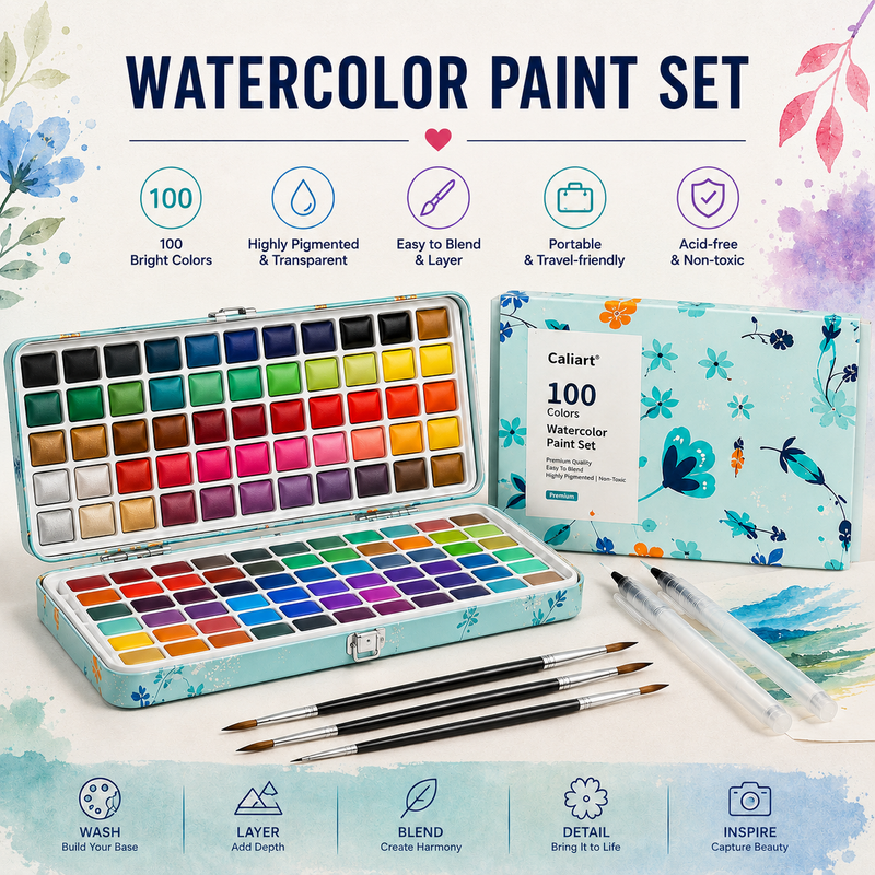 Watercolor Paint Set