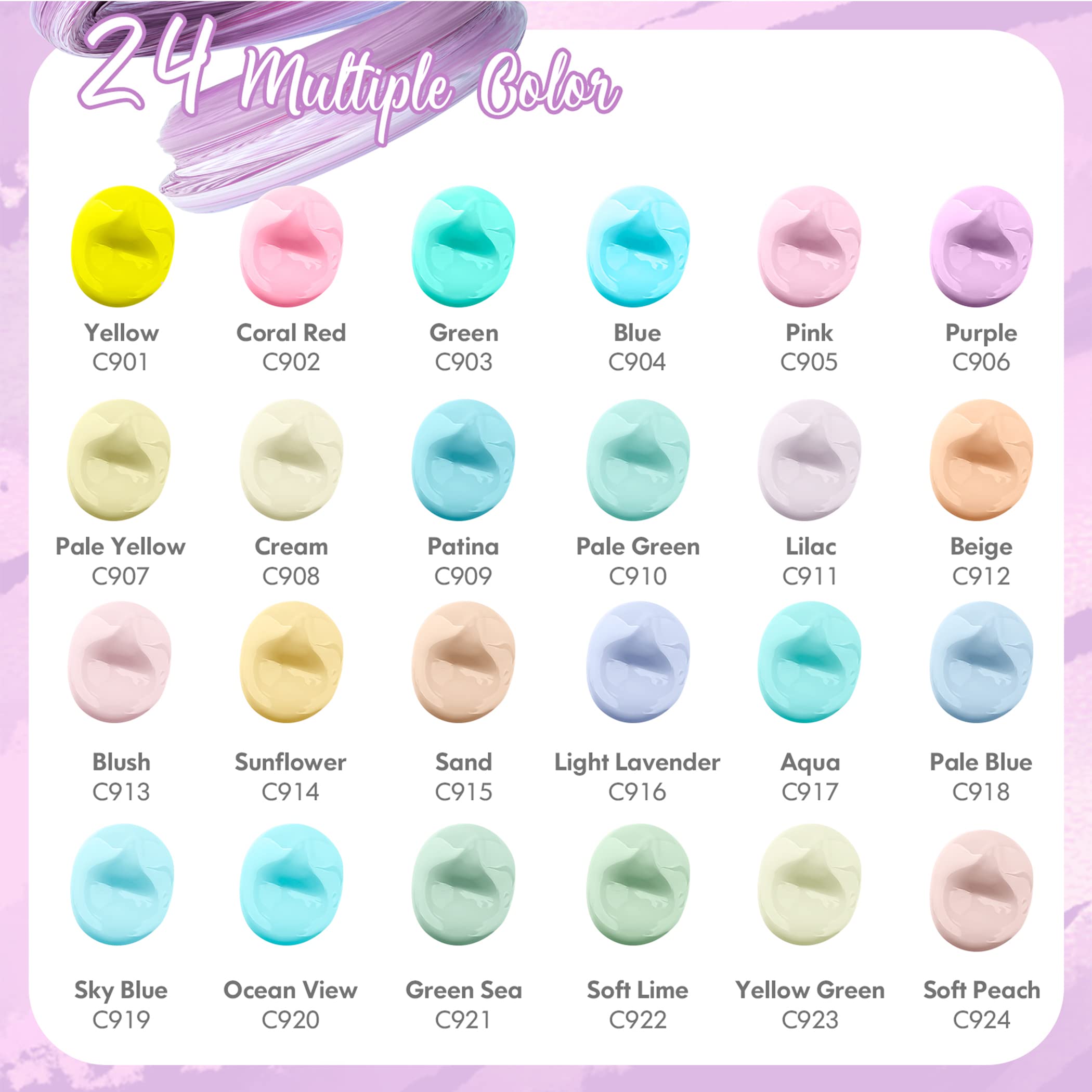 Caliart 80-Color Acrylic Paint Set with 12 Brushes