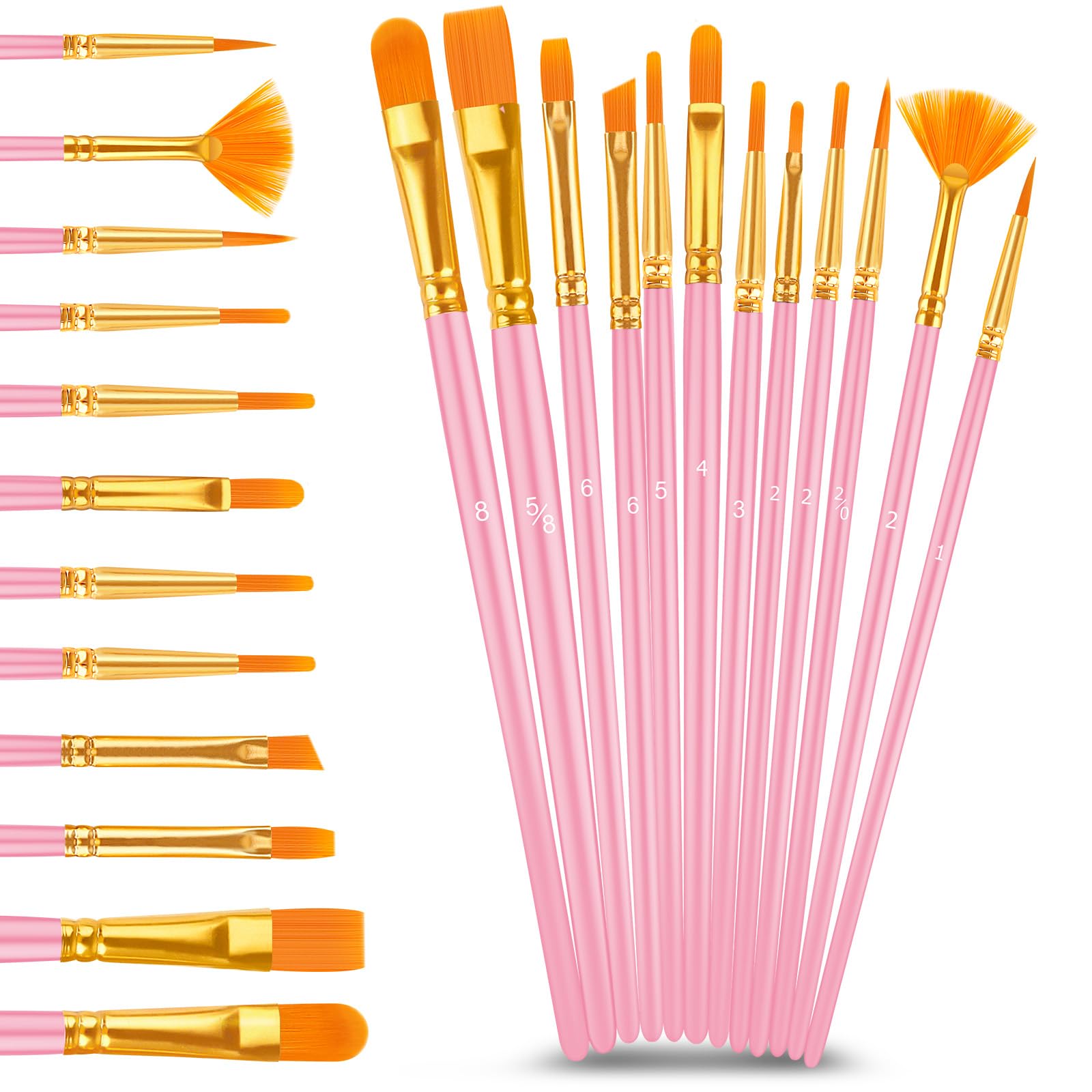 Caliart 80-Color Acrylic Paint Set with 12 Brushes