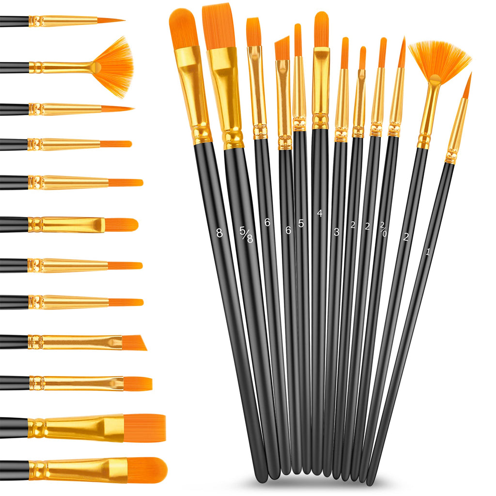 Caliart 80-Color Acrylic Paint Set with 12 Brushes