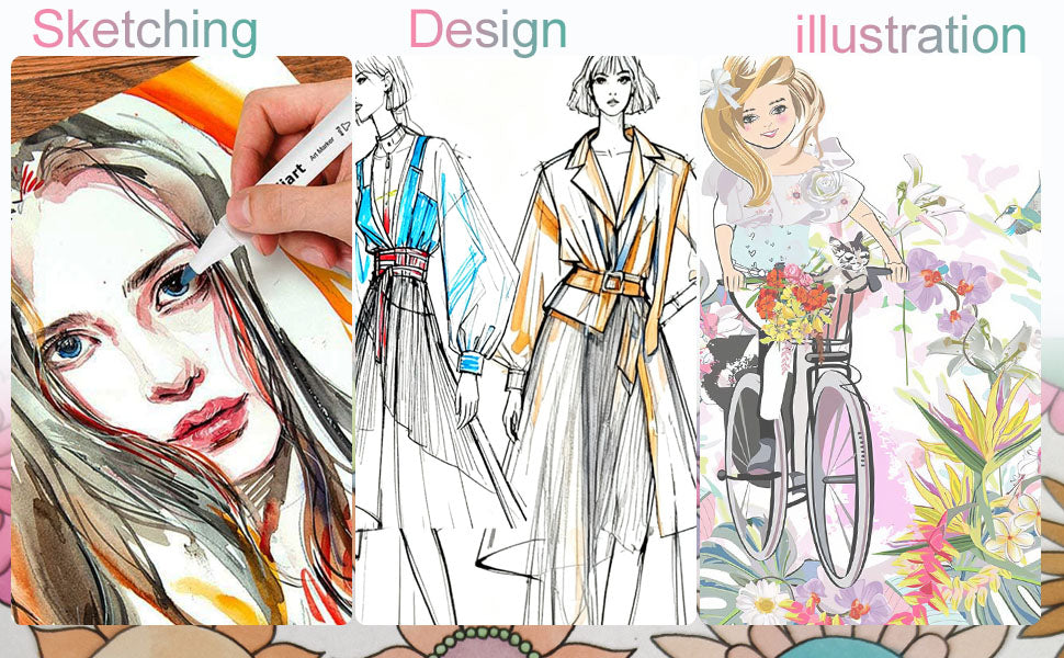 Caliart pastel alcohol markers blending